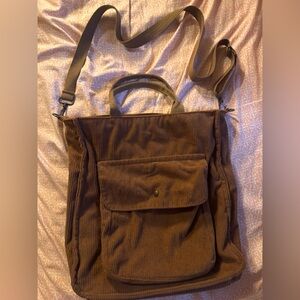 Brown Corduroy women’s bag